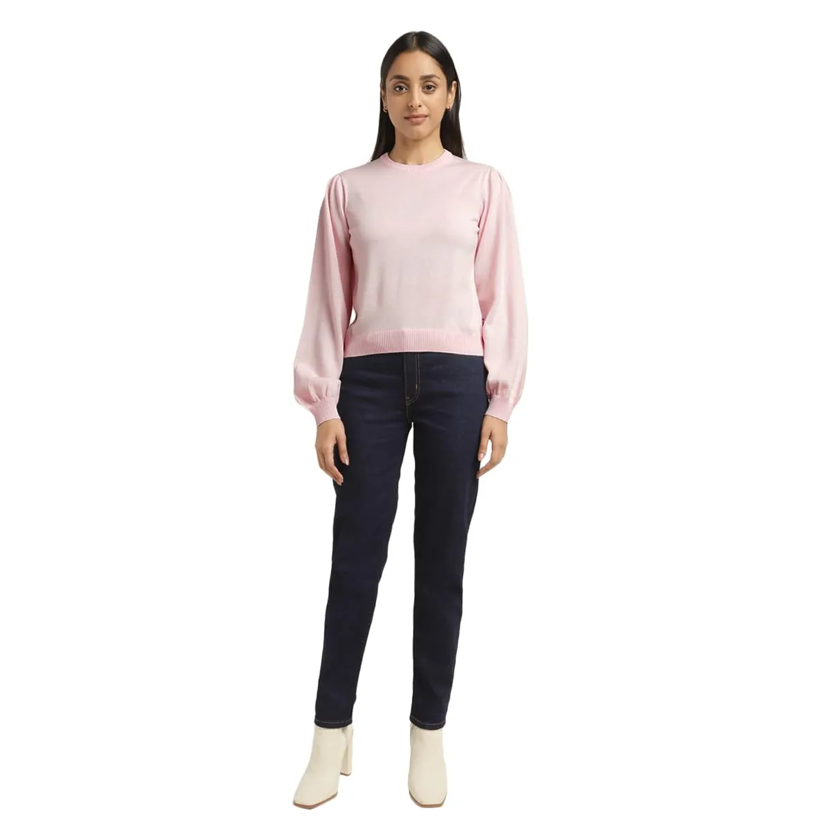 Levi's Women's Cotton Blend Casual Sweater (A3923-0005_Pink