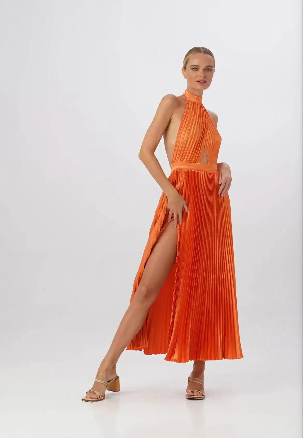 L’Idee Renaissance Gown Orange Size 8