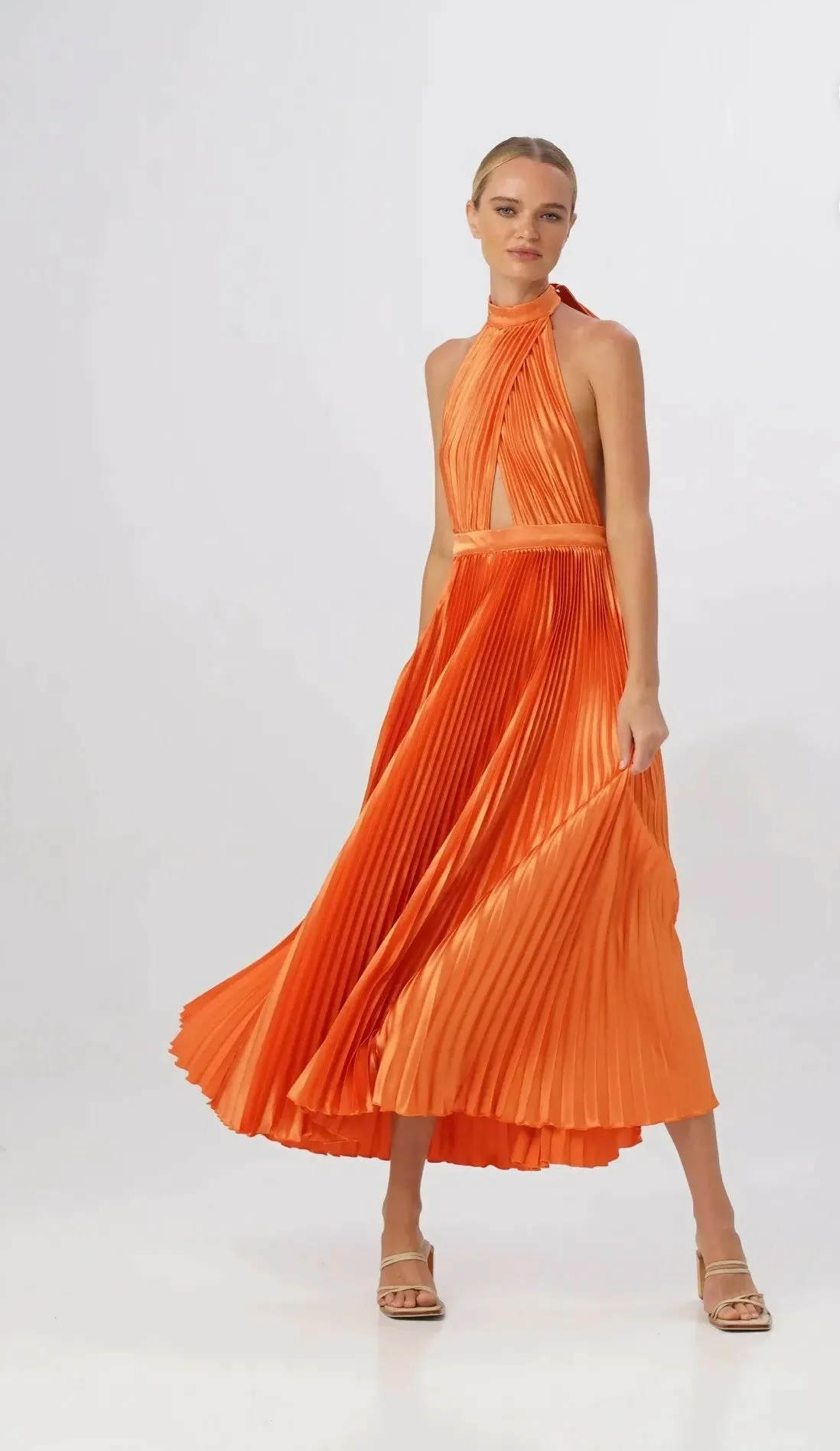 L’Idee Renaissance Gown Orange Size 8