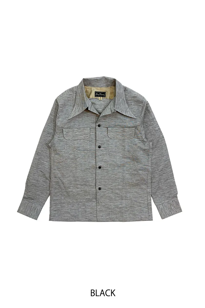 Linen 2 Flap Open Shirt