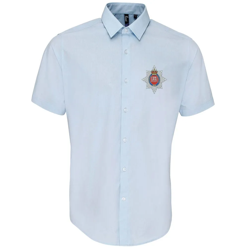 London Guards Embroidered Short Sleeve Oxford Shirt