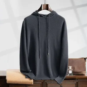 Luxurious Cashmere Hooded Pullover