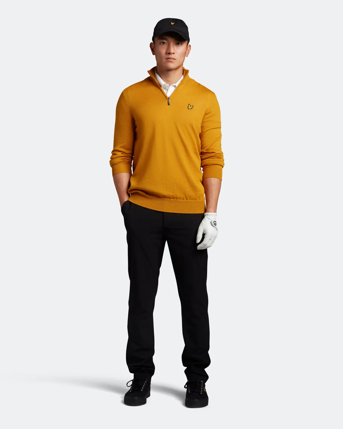 Lyle & Scott Quarter Zip Golf Pullover KN1041G