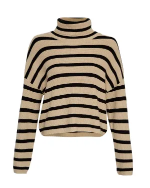 Marthea Rachelle R Pullover Stp - F O Rye/Black