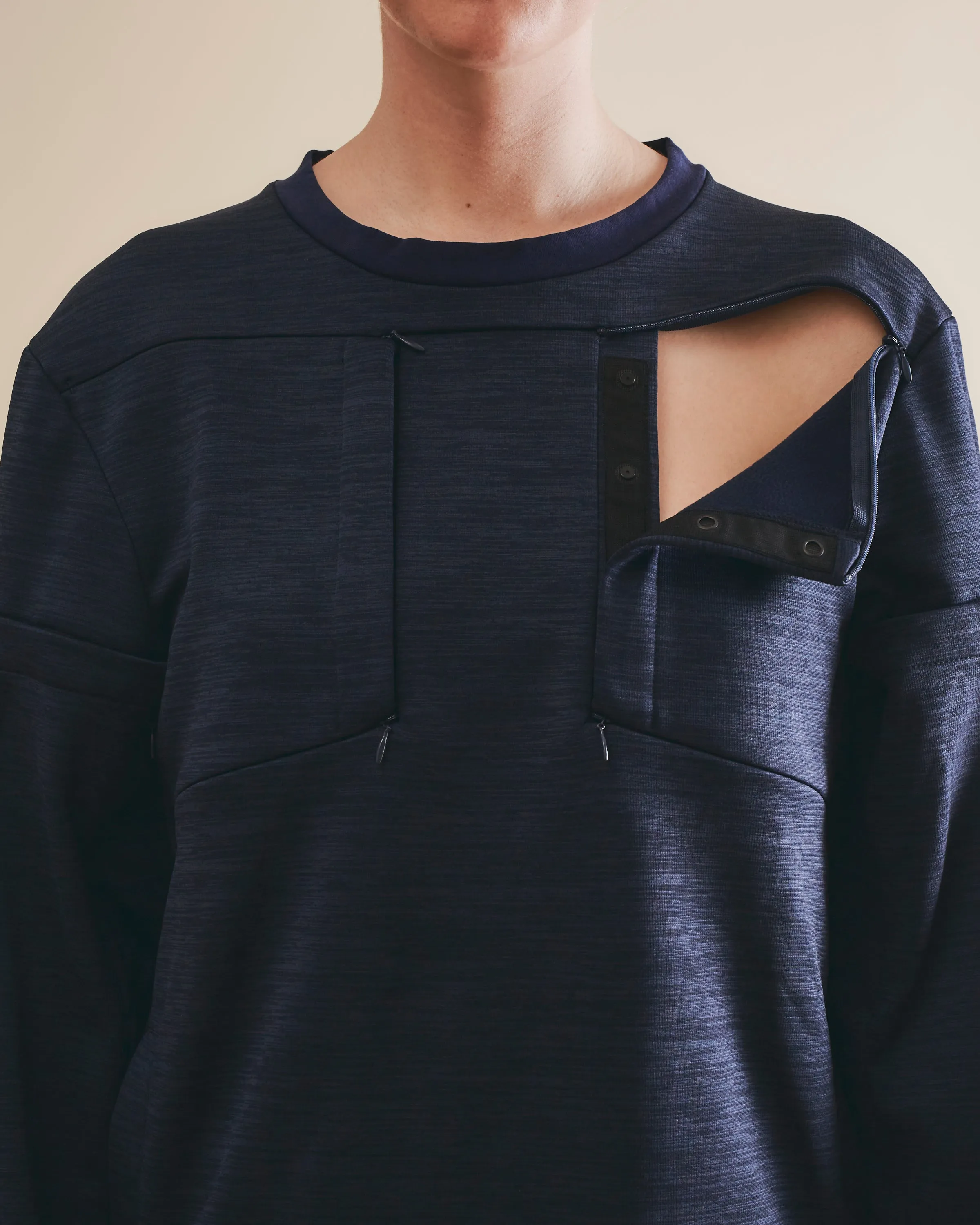 Men's Crewneck Pullover in Navy