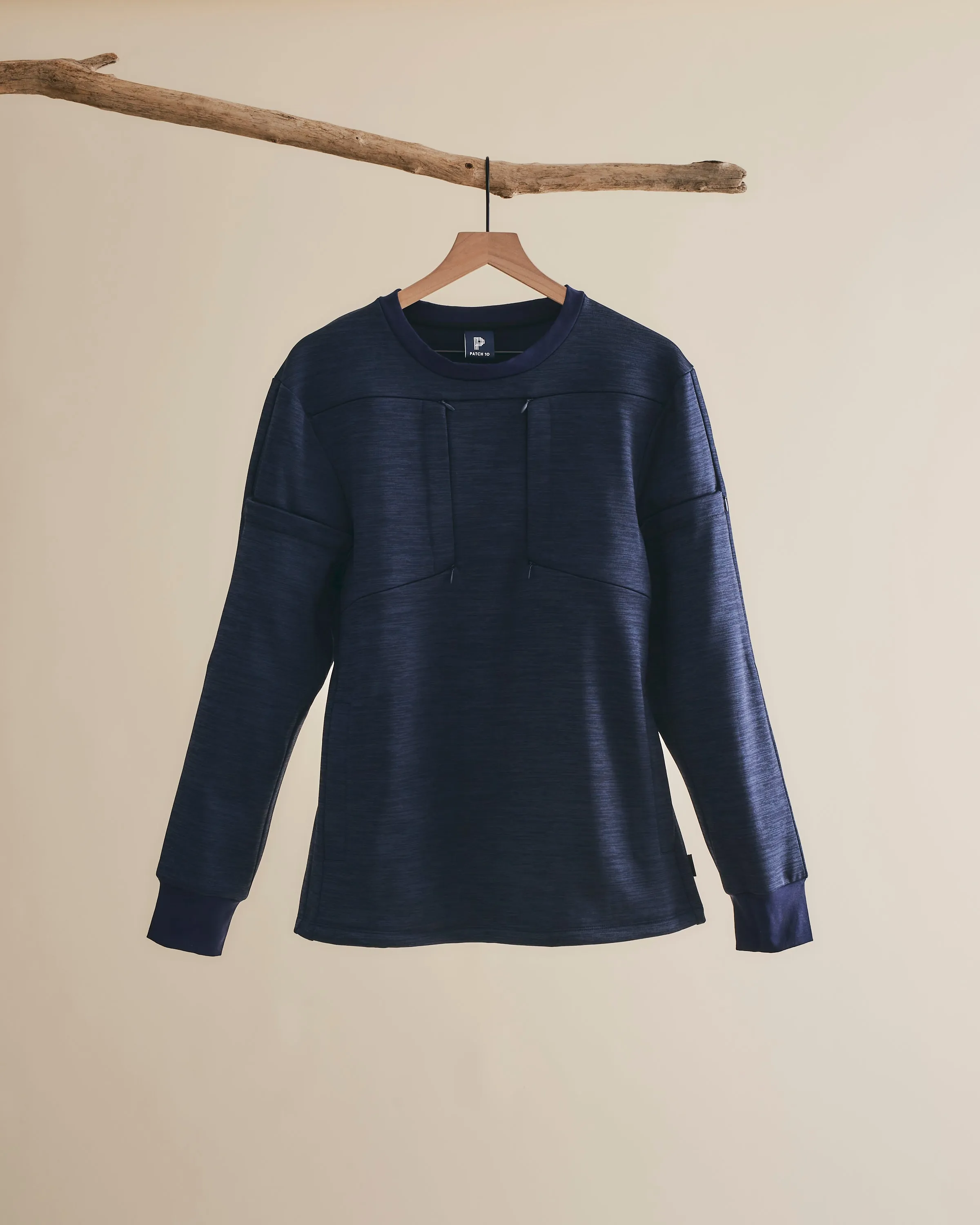 Men's Crewneck Pullover in Navy