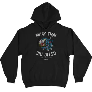 Muay Thai x Jiu Jitsu V2 - Hoodie