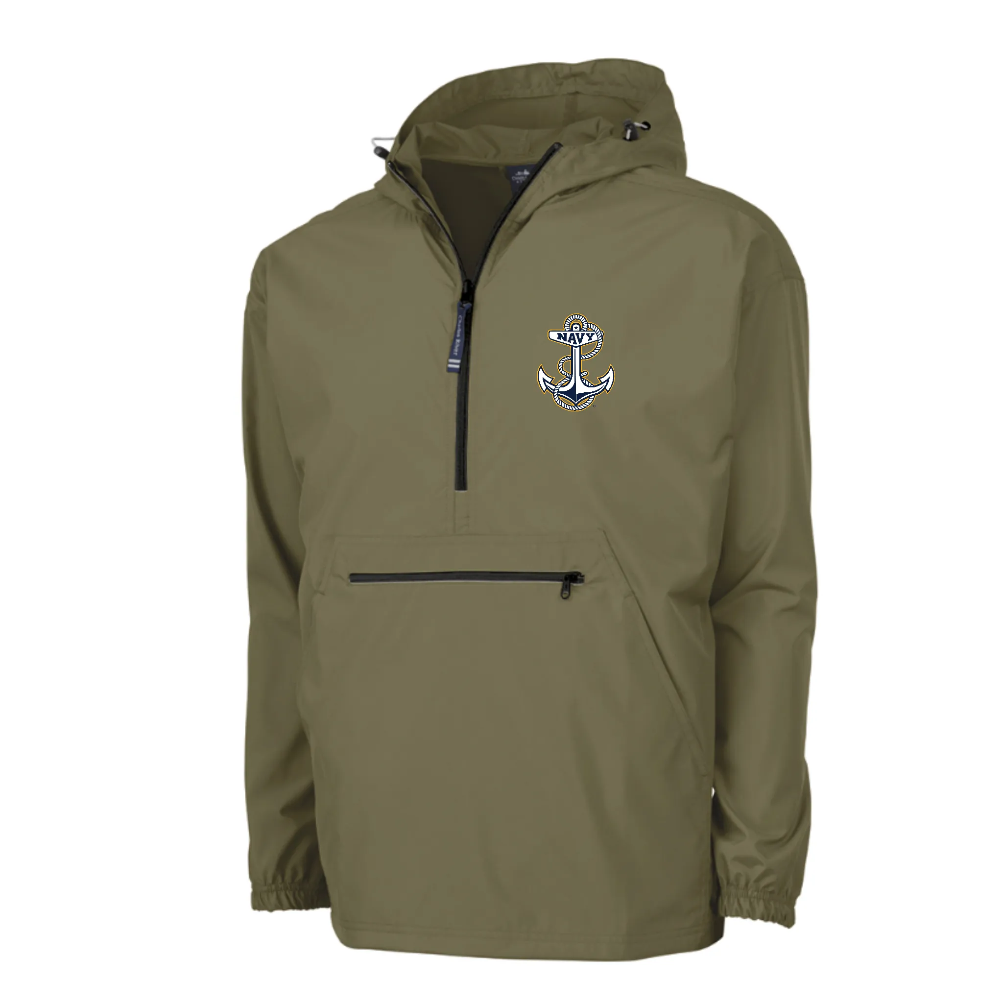 Navy Anchor Pack-N-Go Pullover