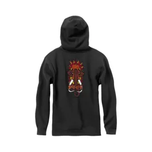 New Deal Vallely Mammoth Pullover Hoodie Black