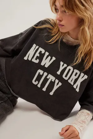 New York CropSweatshirt