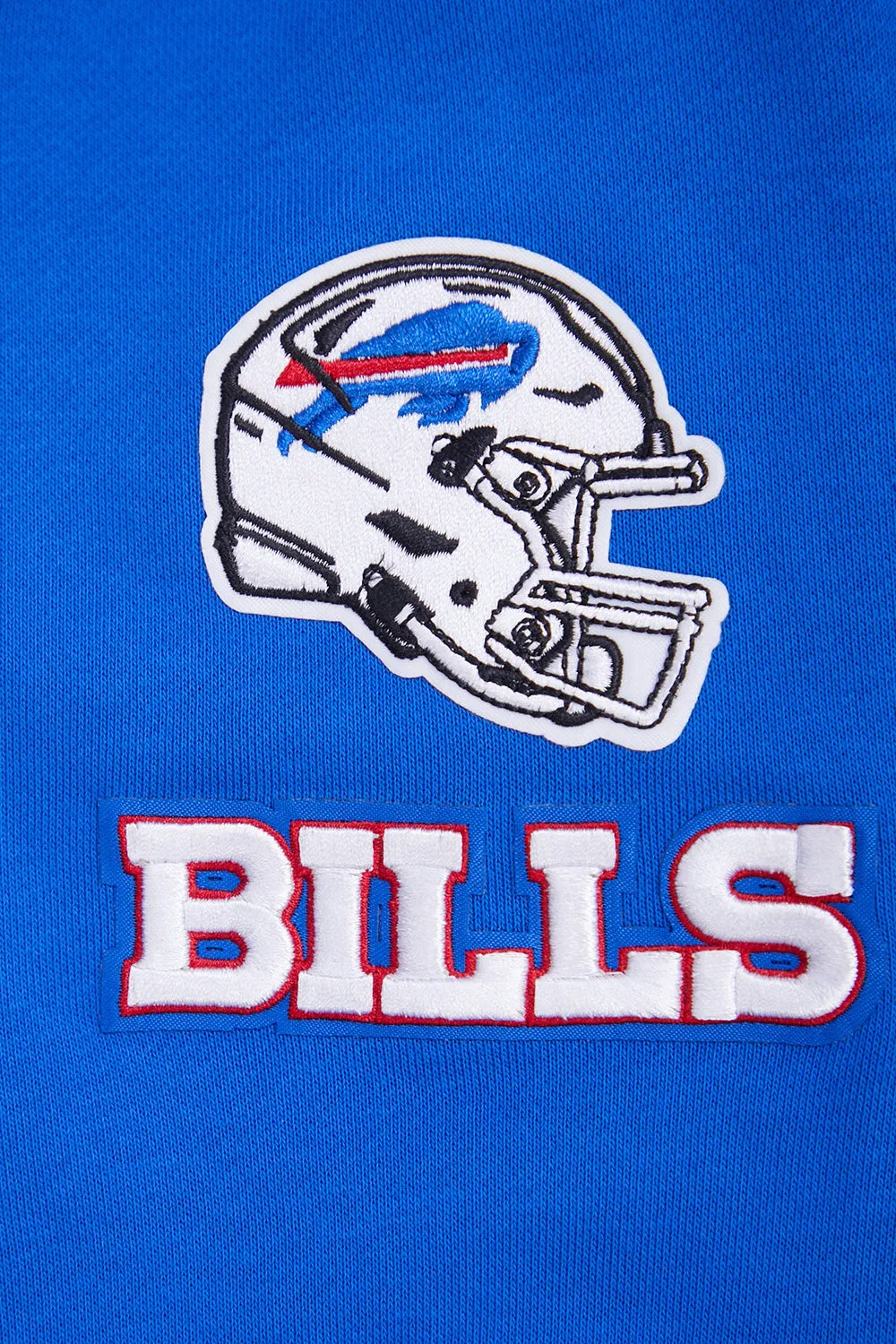 NFL BUFFALO BILLS CLASSIC WOMEN'S FLC CROPPED PO HOODIE (ROYAL BLUE)