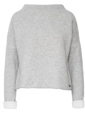 Nicoletta Light Grey Woman Longsleeve | Stapf