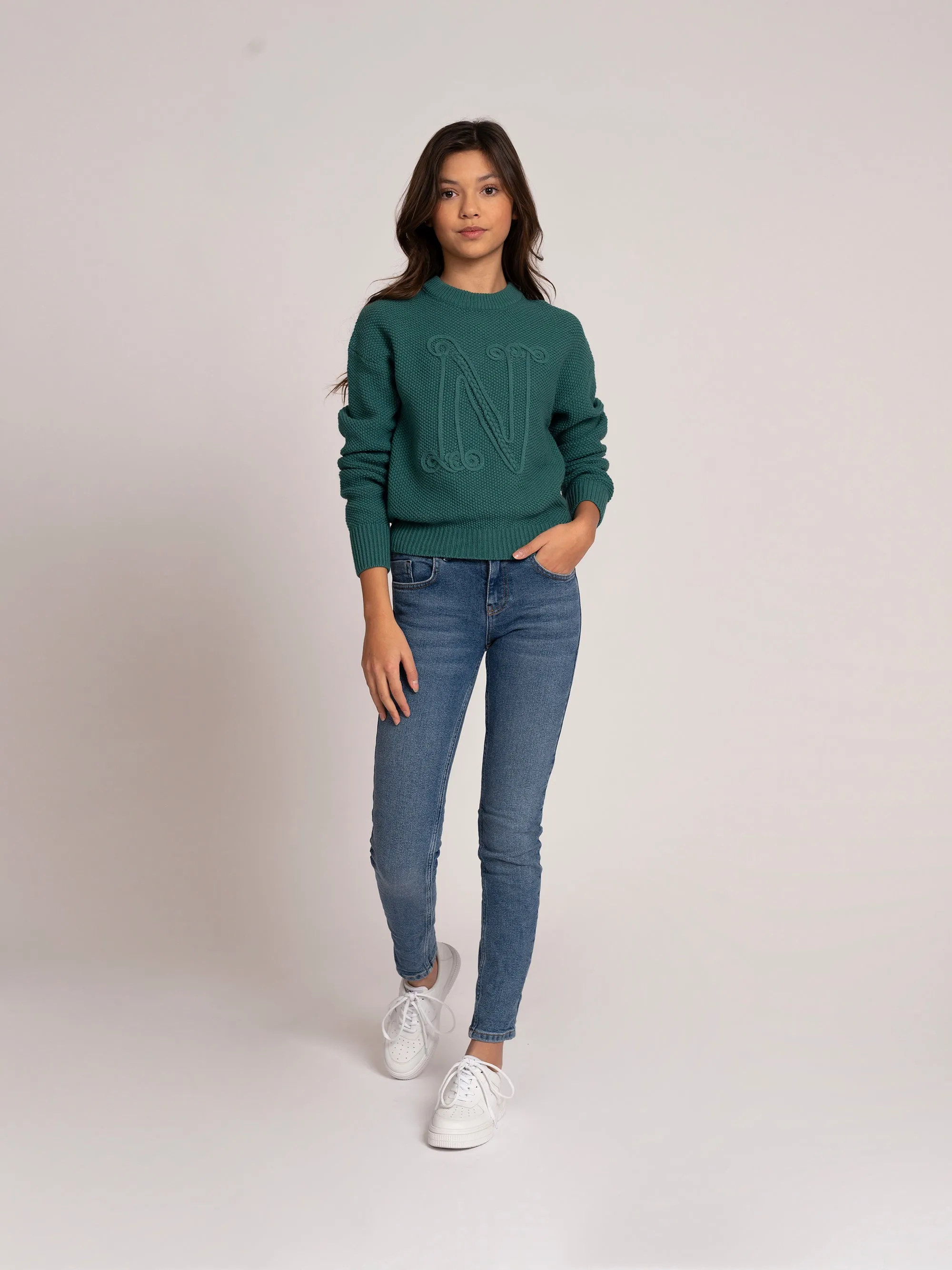 Nik & Nik Neomara Pullover Pine Green