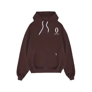 Olympia Pullover Hoodie Brown with and Cream