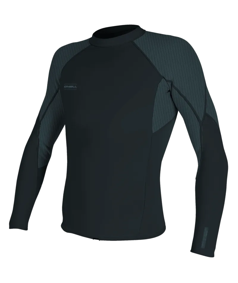 O'Neill Hyperfreak 1.5mm L/S Top-Gunmetal/Cadet Blue