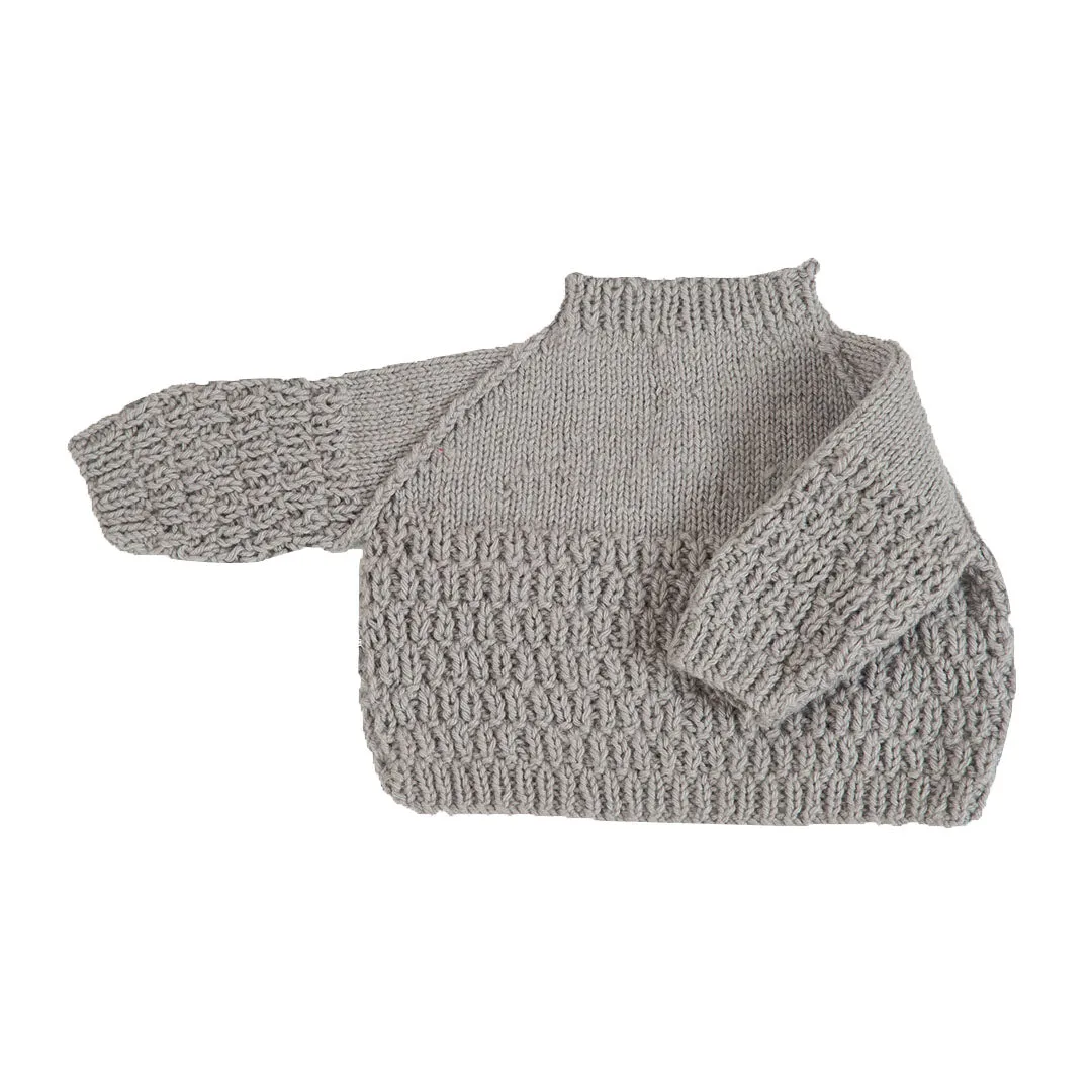 Organic Wool | Pullover | Ultimate Grey - 0-1 Months