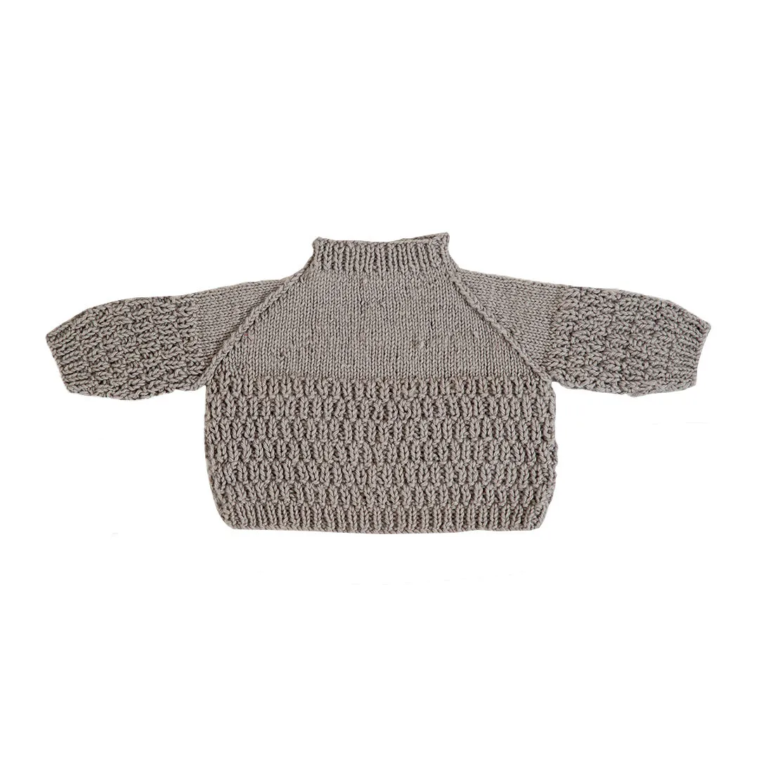 Organic Wool | Pullover | Ultimate Grey - 0-1 Months