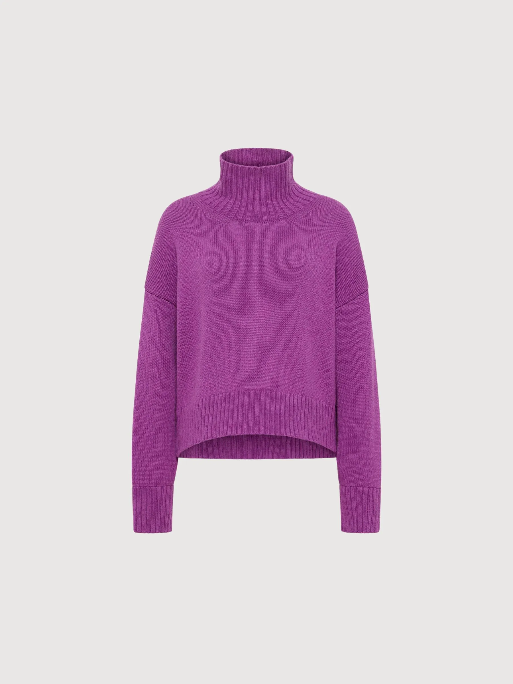 Oversized Violet Pullover Woman | Lanius