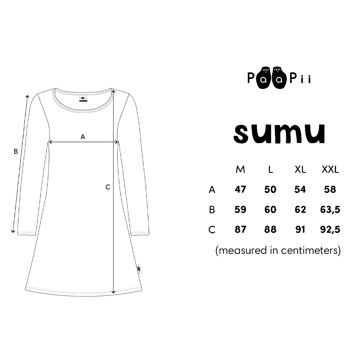 PaaPii Sumu Tunic - Kuukkeli