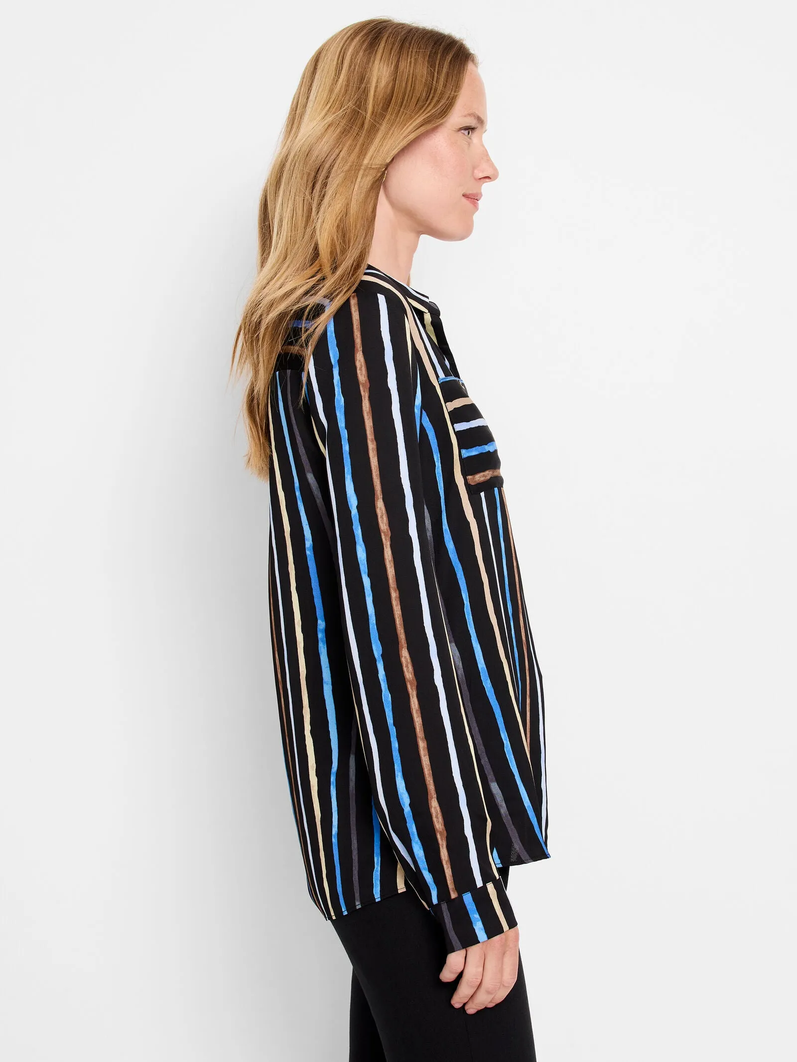 Painted Stripe Pullover Top