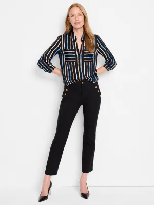 Painted Stripe Pullover Top