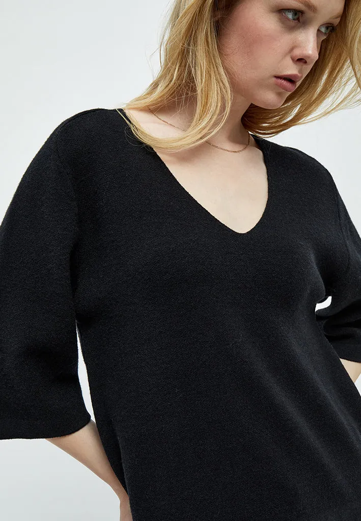 PCRosalia Knit Pullover - Black