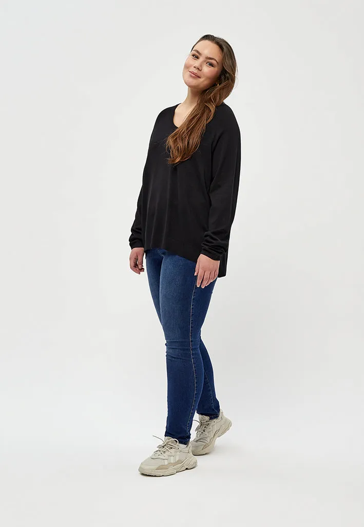 PCTana Pullover Curve - Black