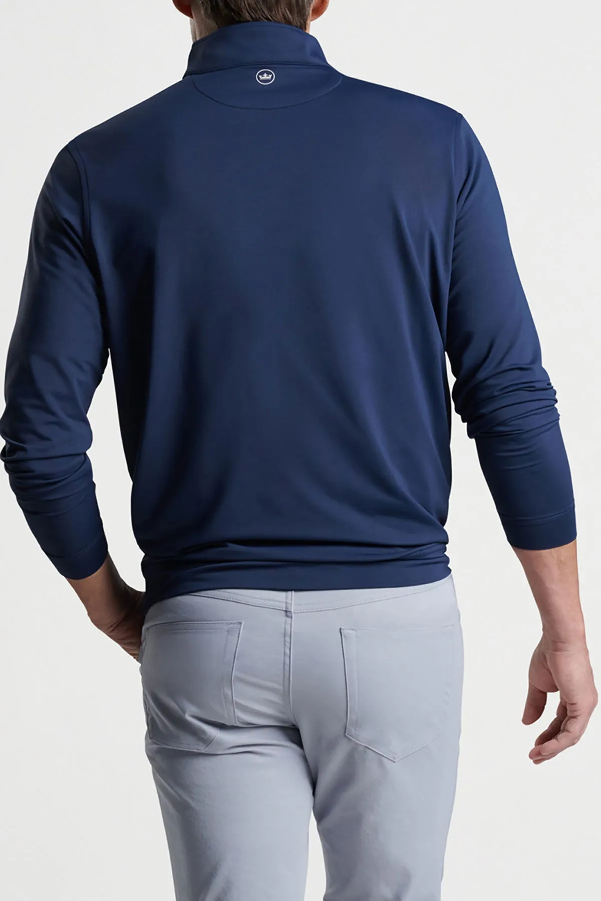 Peter Millar Perth Stretch Quarter-Zip, Navy [GuidePoint Security]