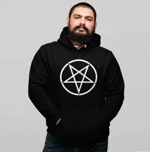 Pins & Bones Pentagram Black Unisex Pullover Hoodie Sweater