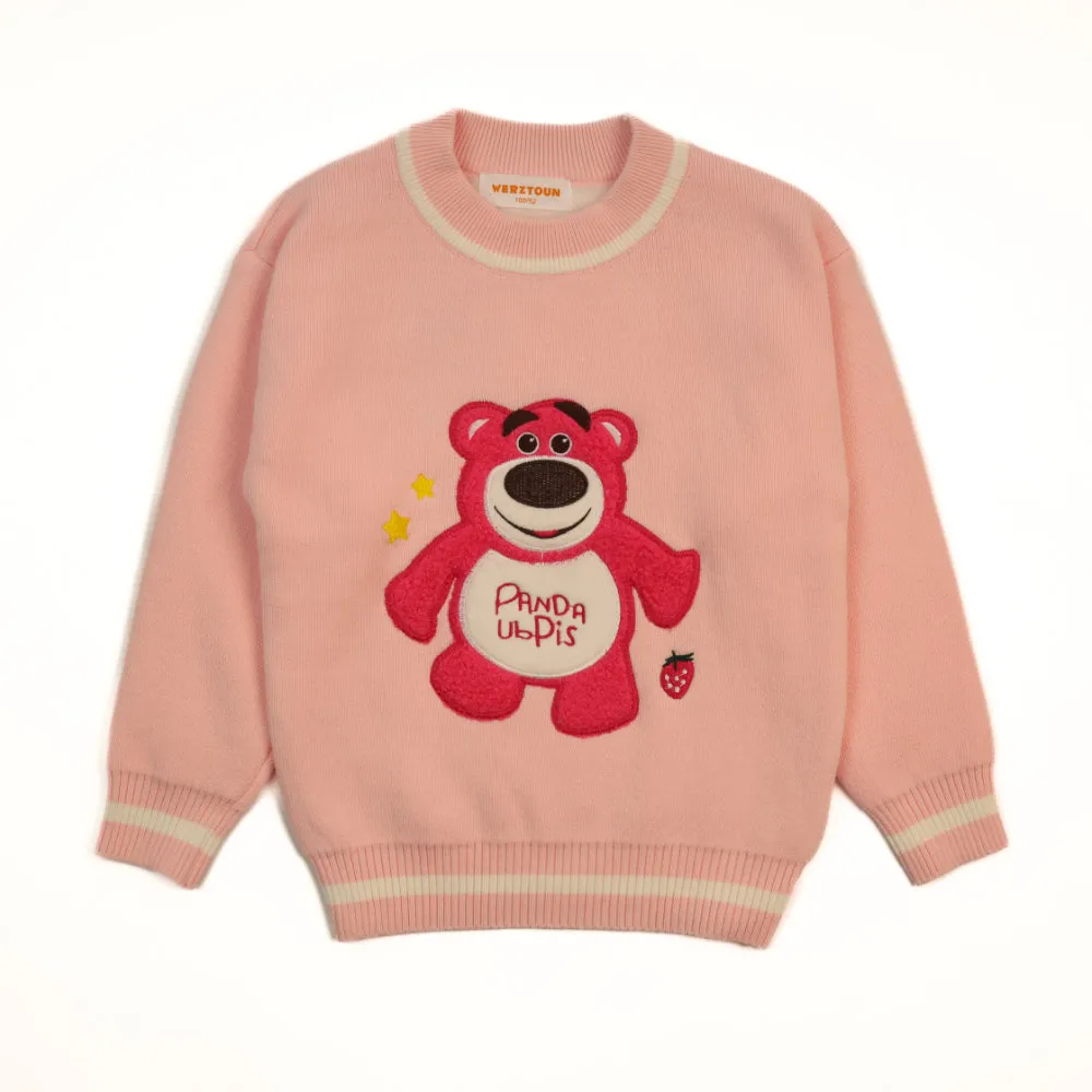 Playful Bear Pink pullover 7247