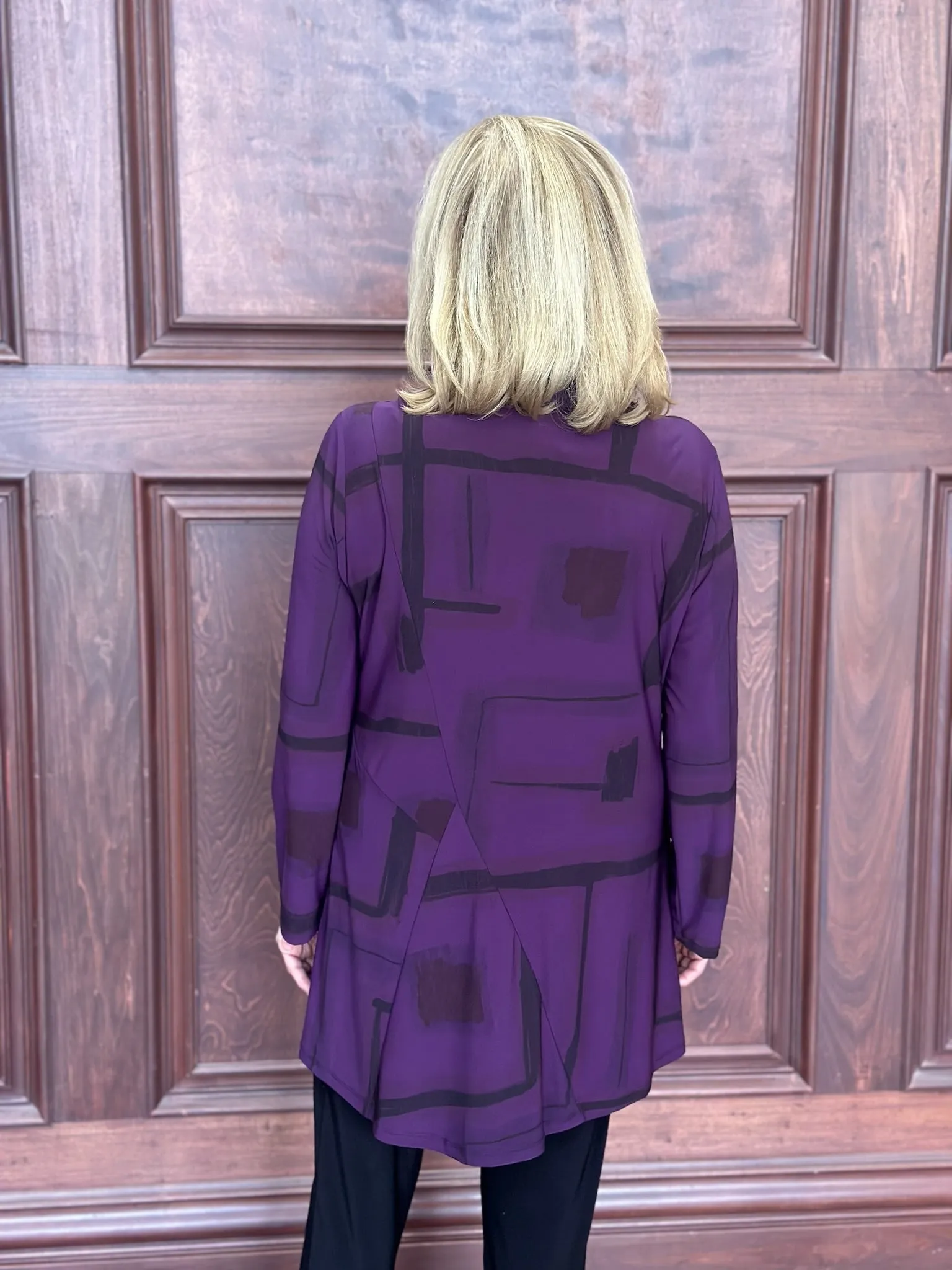 Plum Passion Zipper Tunic