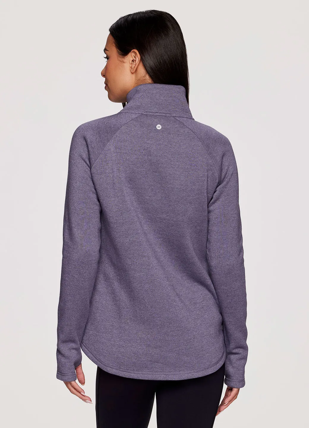 Prime Ready To Roll Fleece Zip Mock Neck Pullover