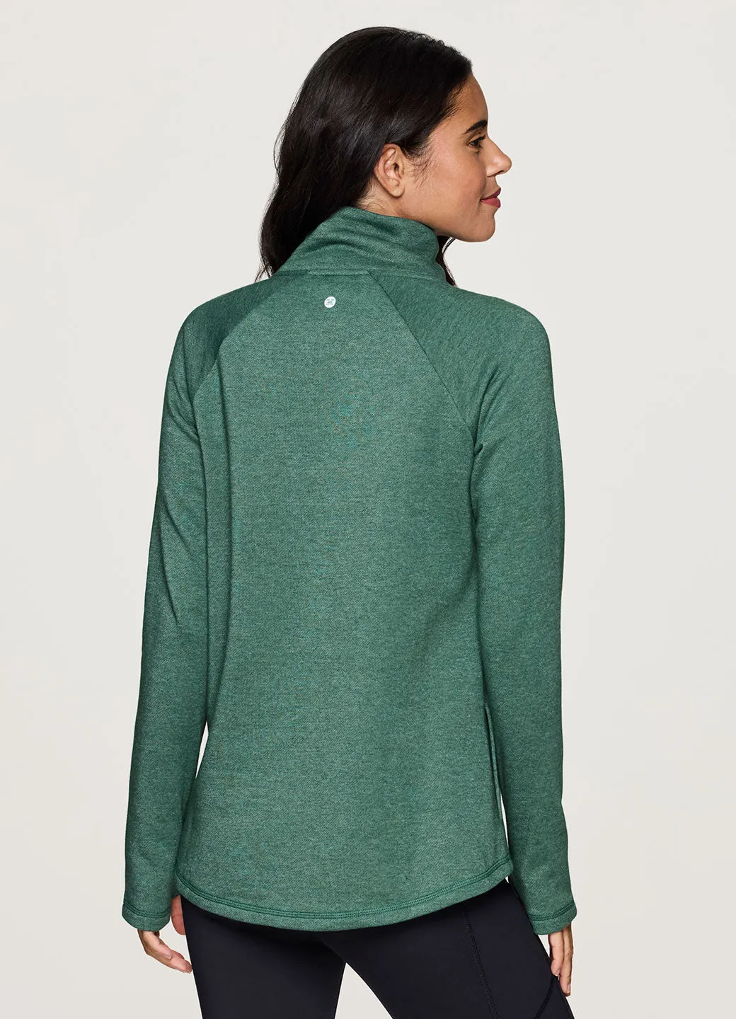 Prime Ready To Roll Fleece Zip Mock Neck Pullover