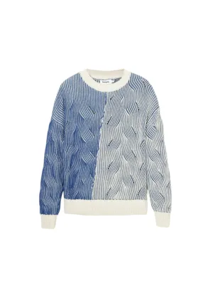 Pullover Desigual jers_ottawa Sky Blue