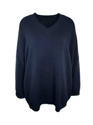 Pullover Hanna V-Neck marine