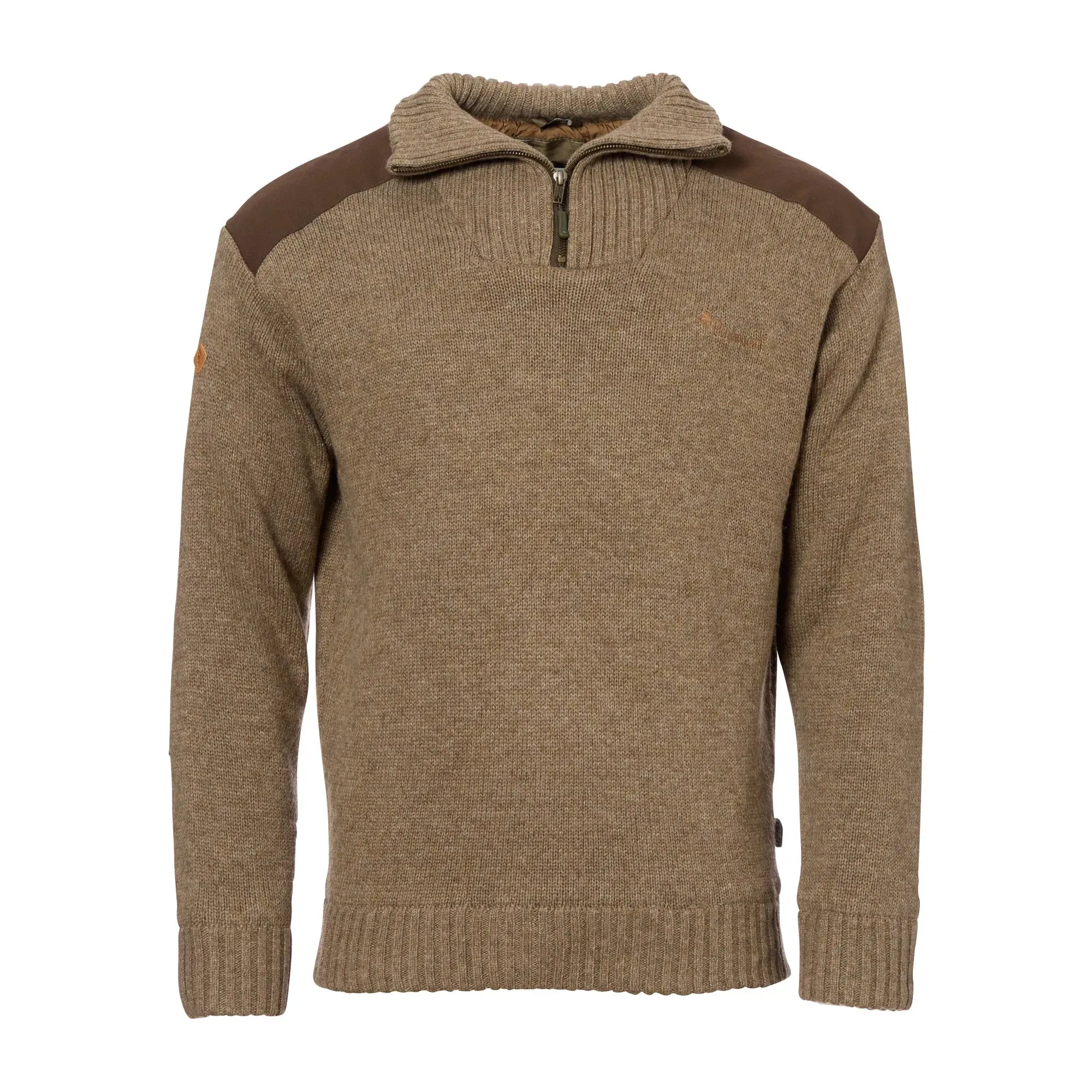 Pullover New Stormy Troyer brown melange