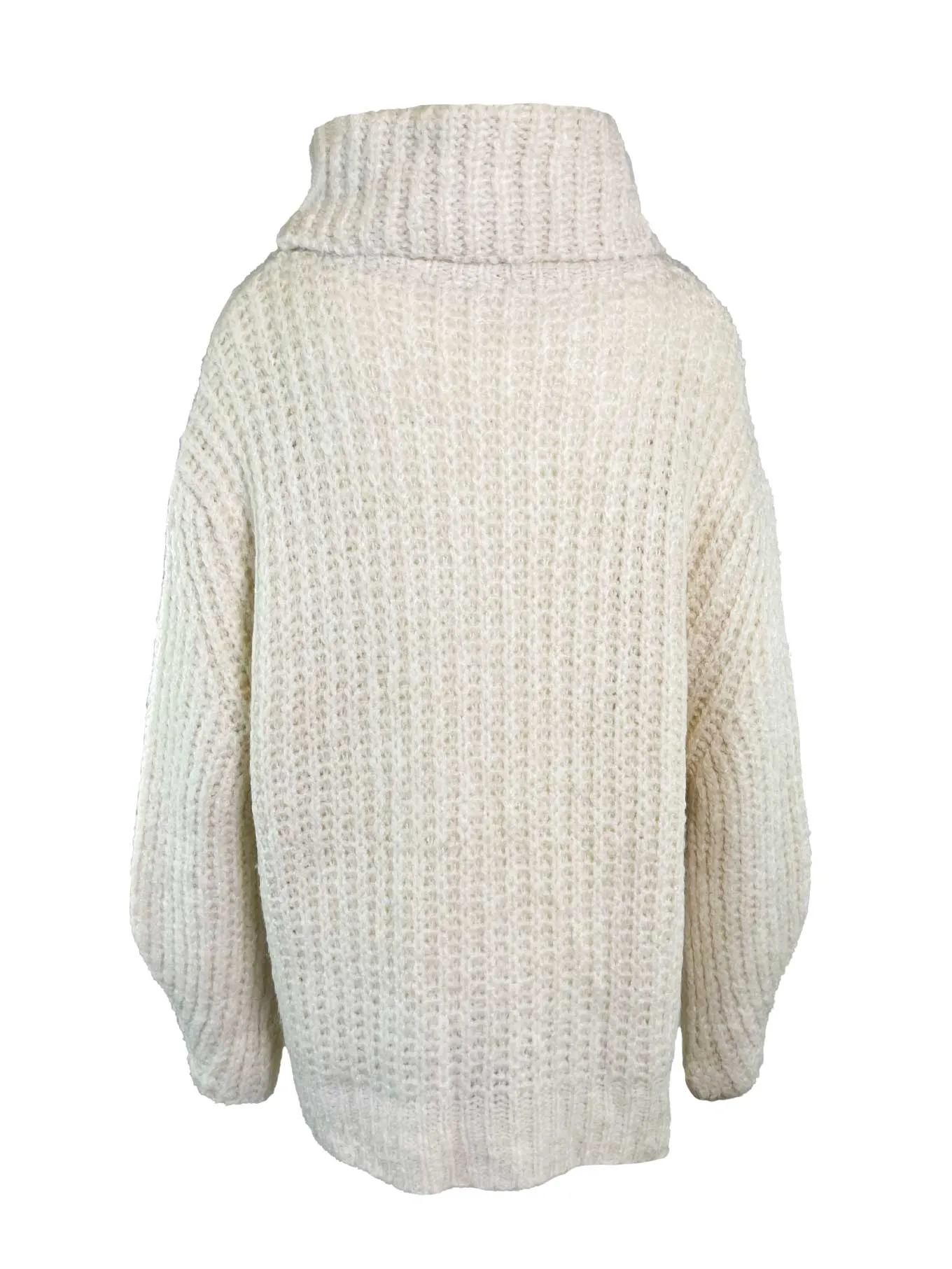 Pullover Rollkragen sand