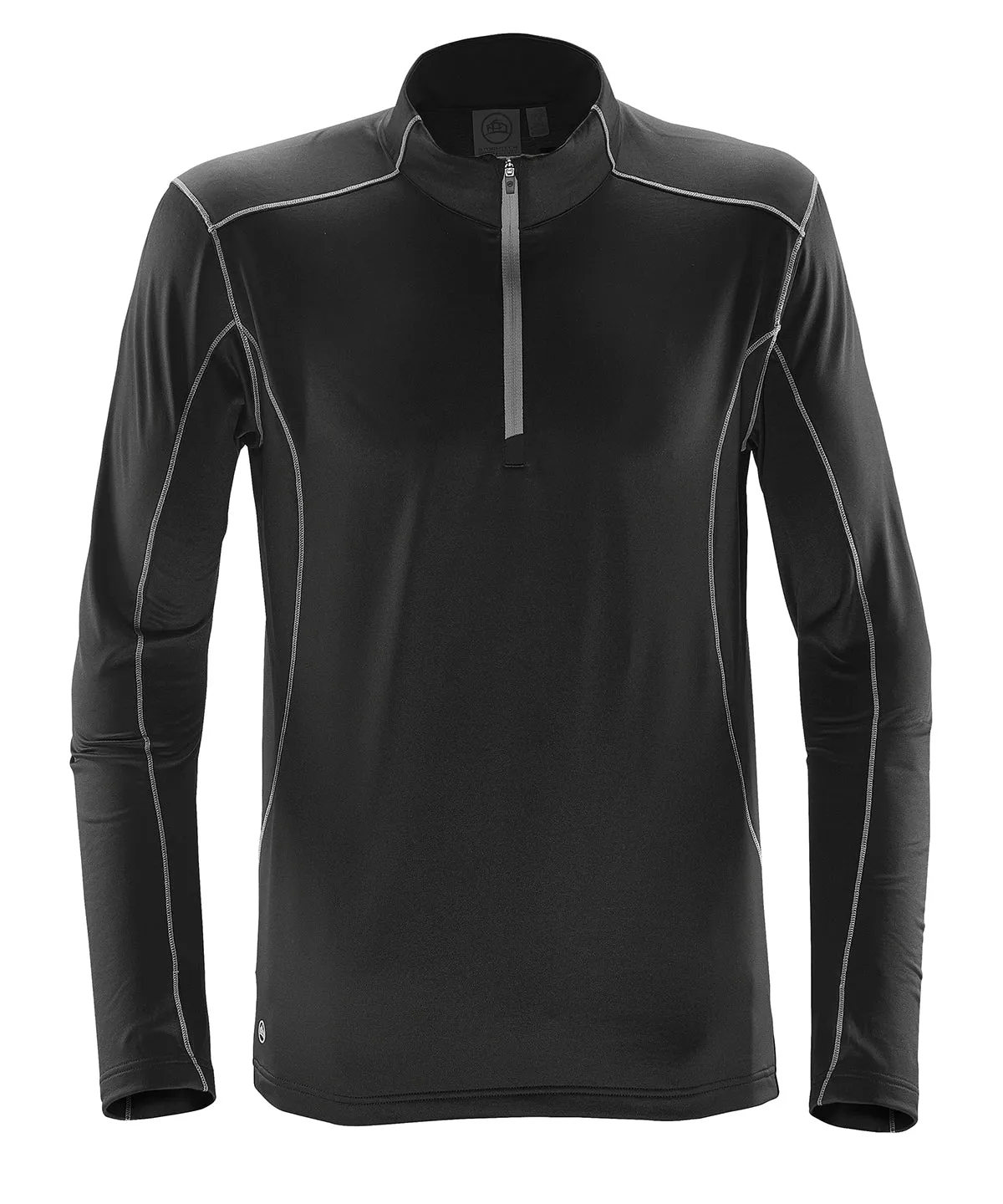 Pulse fleece pullover | Black/Carbon