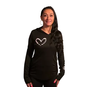 Reflective USA Heart Pullover