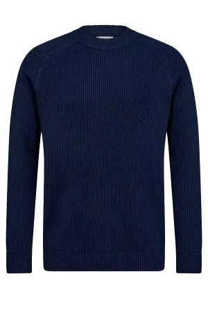 Resteröds Knit Pullover Navy