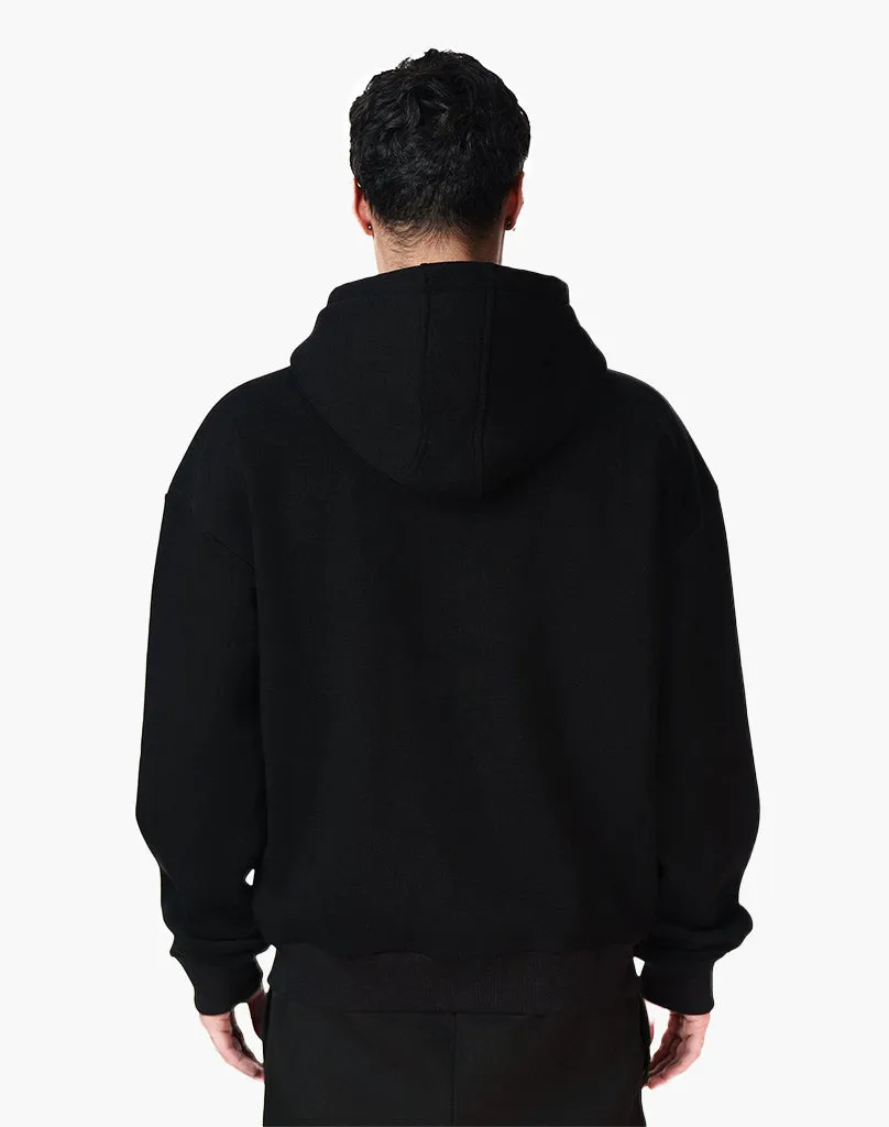 ROUTE 66 ZIP-HOODIE (BLACK)