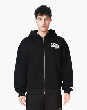 ROUTE 66 ZIP-HOODIE (BLACK)