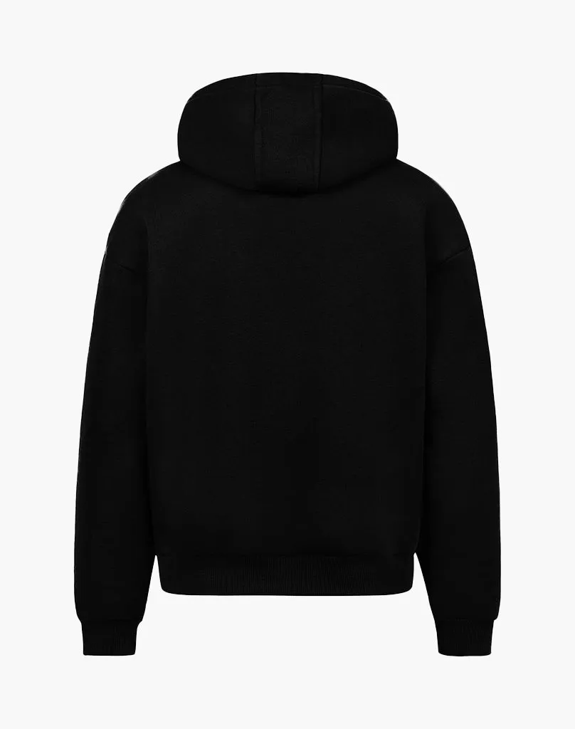 ROUTE 66 ZIP-HOODIE (BLACK)