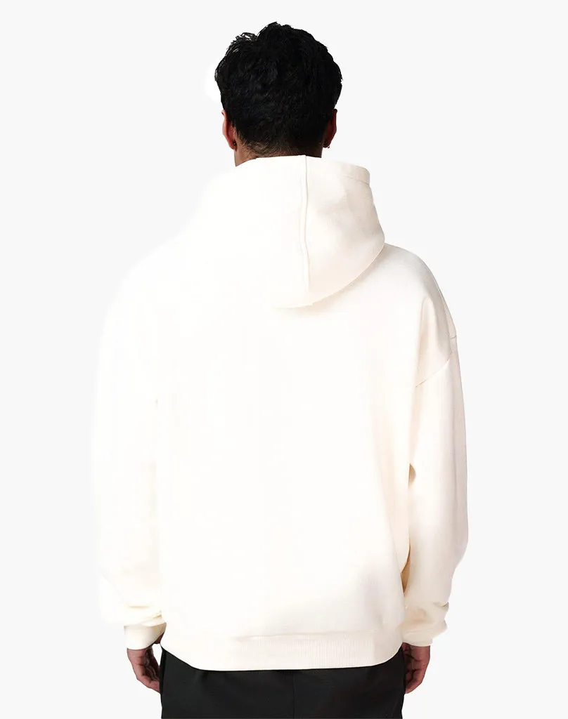 ROUTE 66 ZIP-HOODIE (CREAM WHITE)