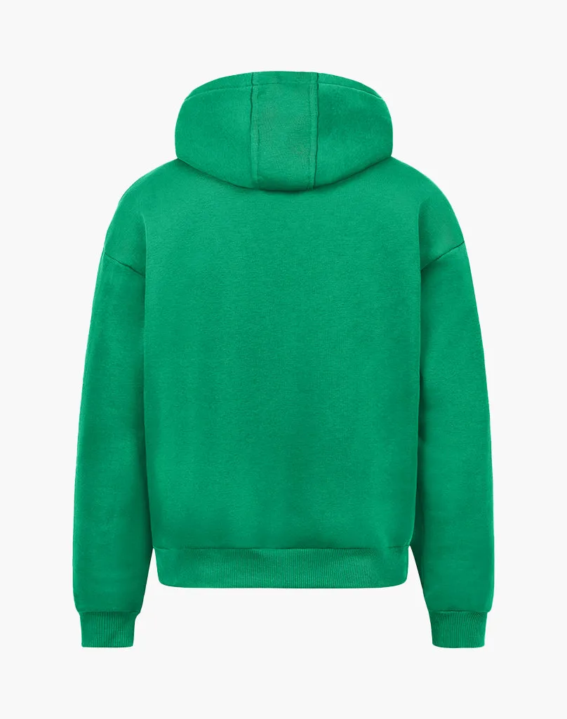 ROUTE 66 ZIP-HOODIE (WOOD GREEN)