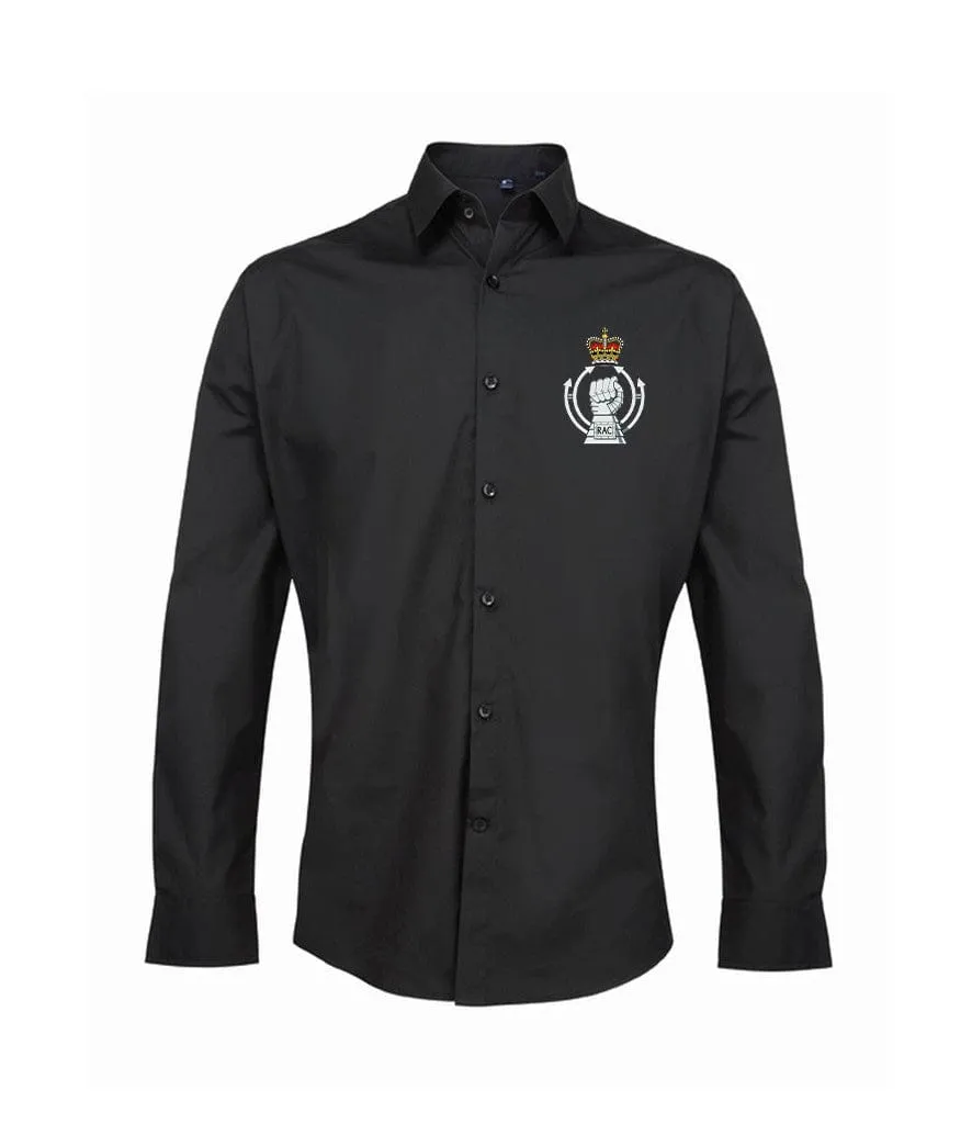 Royal Armoured Corps Embroidered Long Sleeve Oxford Shirt