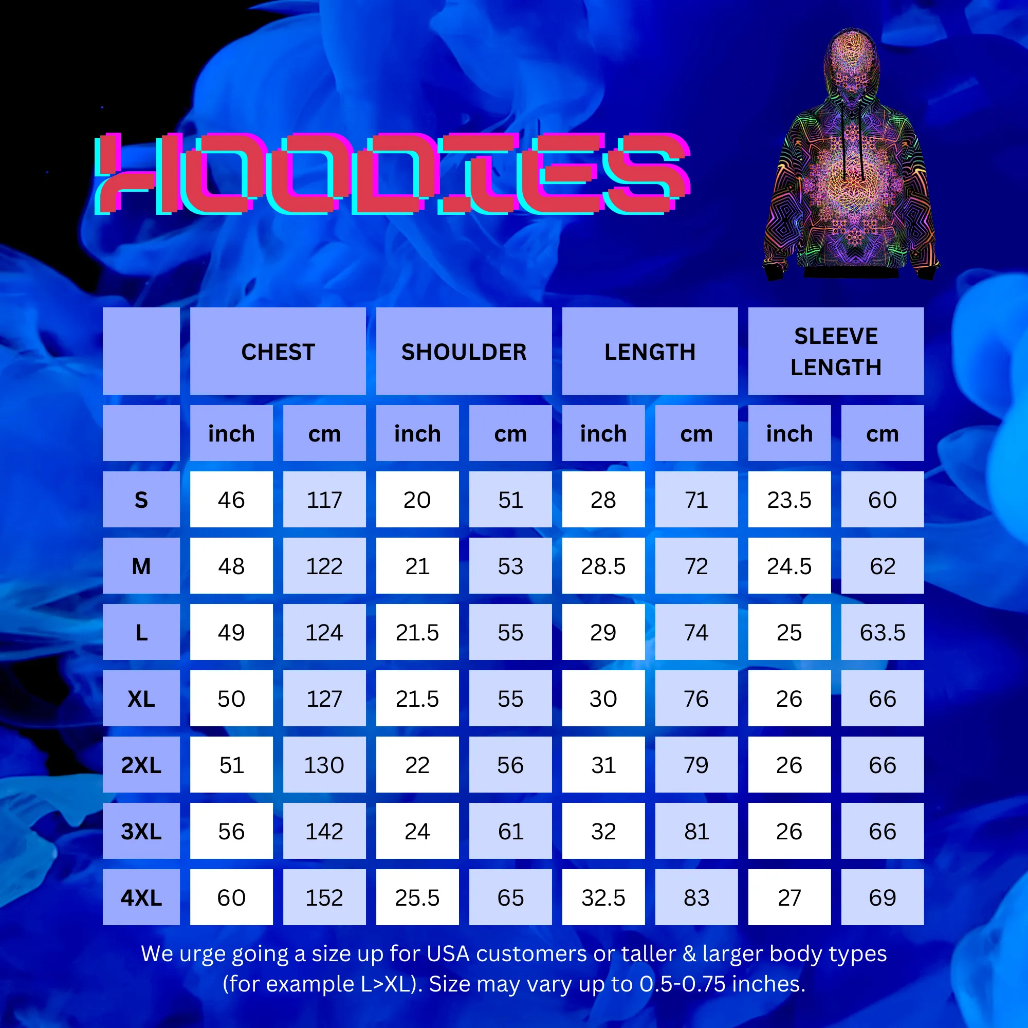 Sacred Geometry Hoodie | UV Hoodie | Fractal Hoodie | Psy Clothing | Festival Hoodie | Psychedelic Sweater | Alien Mind - UV (HD)