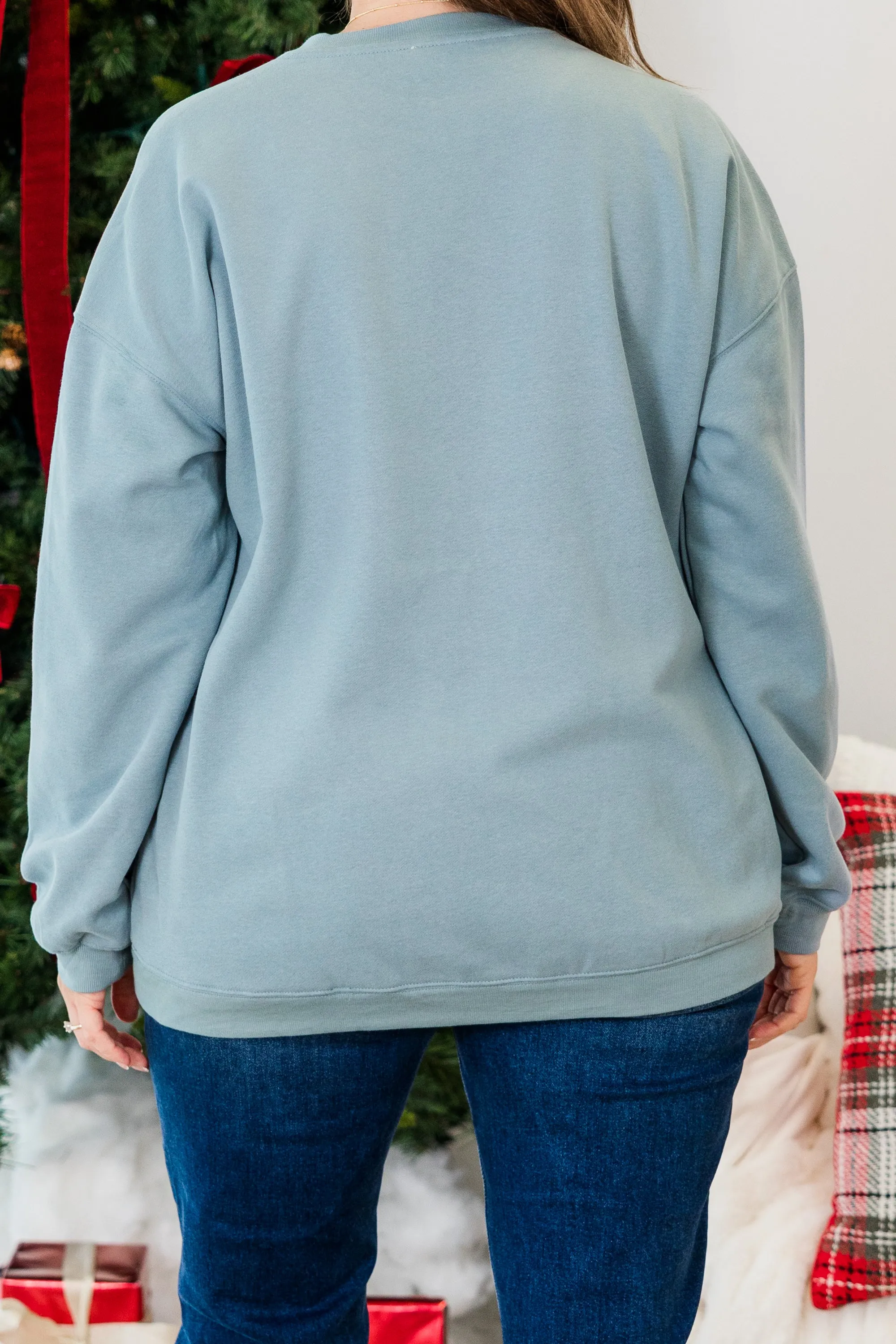 Santa Babe Pullover, Denim