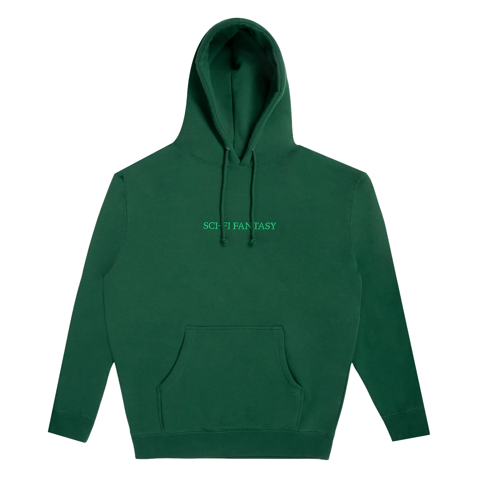 Sci-Fi Fantasy Logo Hoodie - Dark Green