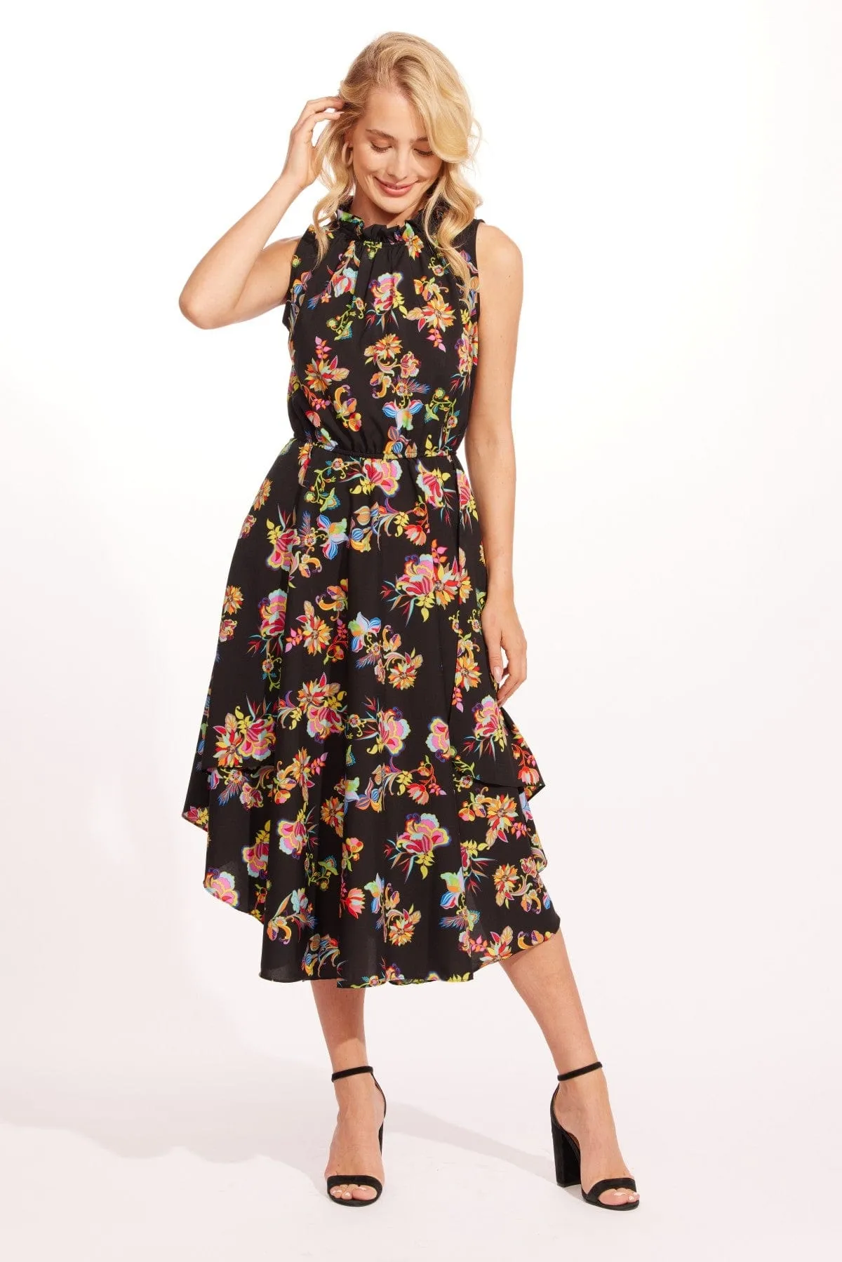 Shentel Dress - Midnight Floral